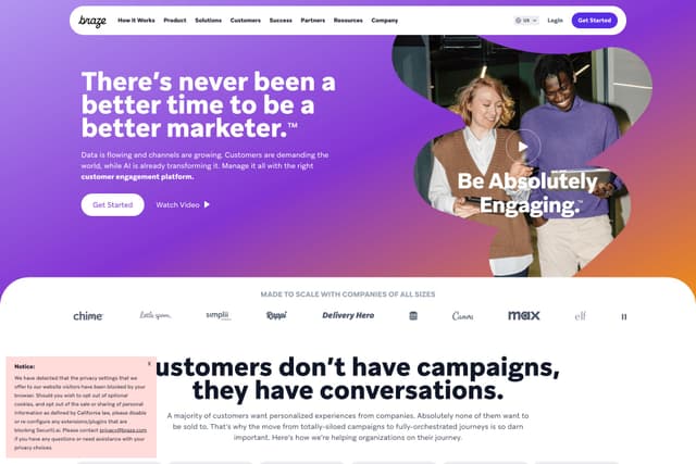 Braze Customer Engagement Platform