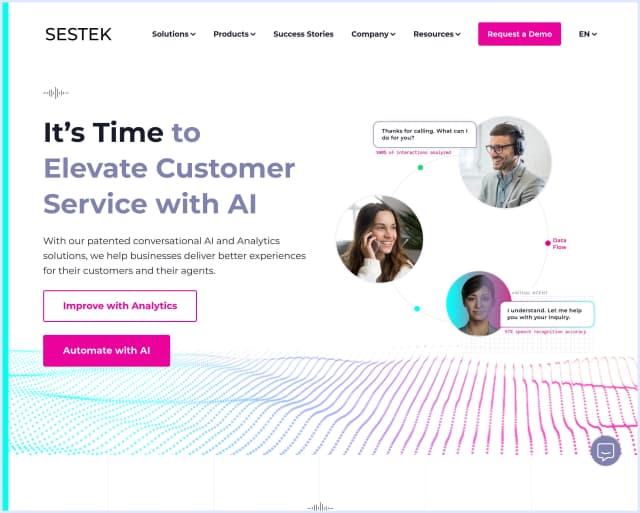 SESTEK Call Center AI Software